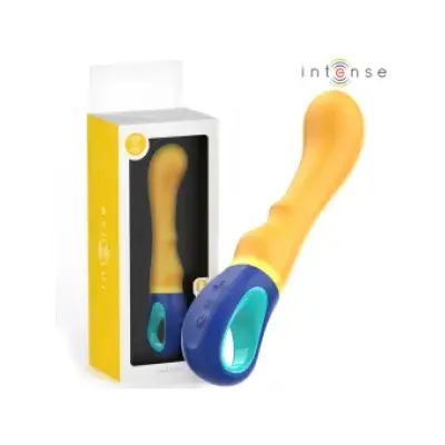 Intense Shaggy G-Spot Vibrator Yellow