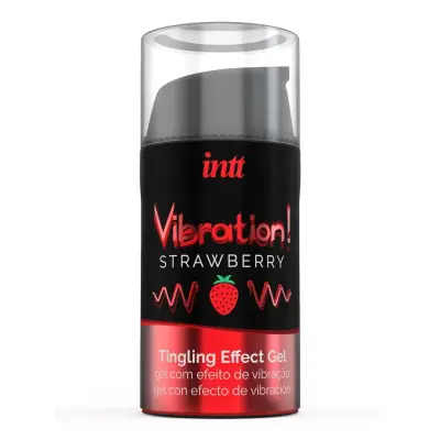 Intt Vibration! Strawberry Liquid Vibrator 15 ml