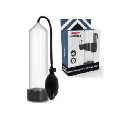 Pump Addicted Rx3 Transparent Vibrator
