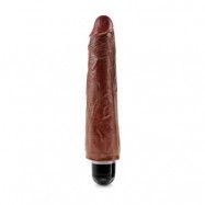 King Cock 9" Stiffy - Brown