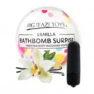 Bath Bomb Surprise with Vibrating Body Massager Vanilla