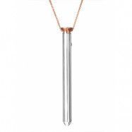 Crave: Vesper Vibrator Necklace, roséguld