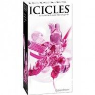 Icicles strap on glass vibe