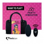 Panty Vibe Remote Controlled Vibrator Black 528