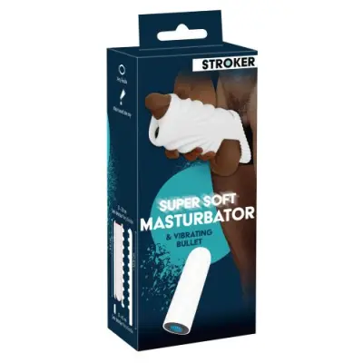 Super Soft Masturbator med Vibrationer