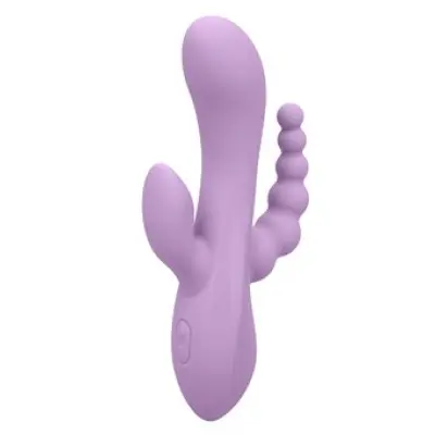 Calexotics Bend & Hold Triple Rumbler Vibrator Purple