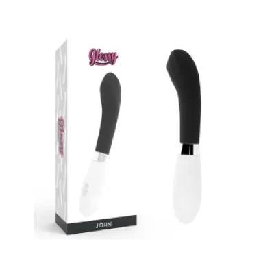 Glossy John Vibrator Black