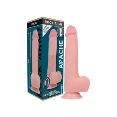Rockarmy Liquid Silicone Vibrator Premium Apache Remote Control 20.5 Cm -O- 4.62 Cm