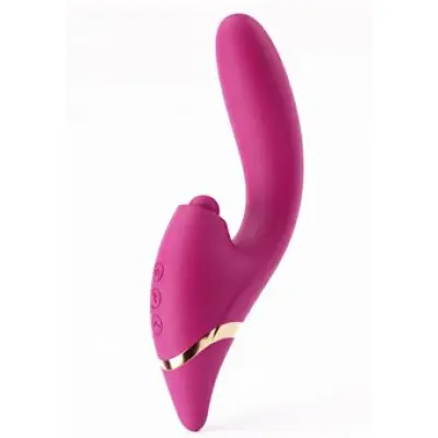 Xocoon Triple Thrill Climaxer Vibrator Fuchsia