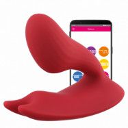 Magic Motion Umi Appstyrd Dubbelvibrator - Red