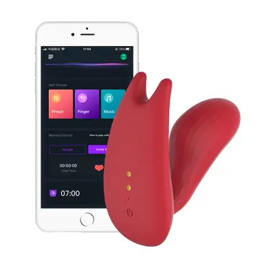 Magic Motion: Umi, Smart Wearable Dual Motor Vibrator, röd