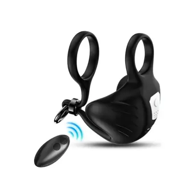 Manta Scrotum Vibrator Ring With Remote