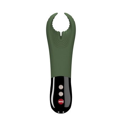 Manta Vibrating Stroker Moss Green