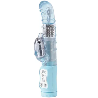 Mini Dolphin Pearl Vibrator Blue