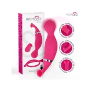 Moressa Kirk Duo Stimulating Waves + Rechargeable Premium Silicone Multi-Function Massager
