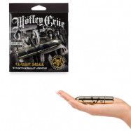 MOTLEY CRUE - CLASSIC SKULL 10 FUNCTION BULLET VIBRATOR GOLD