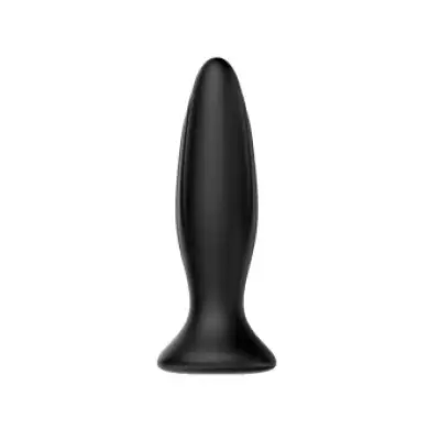 Mr Play Rechargeable Black Vibrator Anal Plug