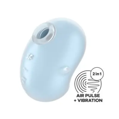 Satisfyer Cutie Ghost Lay-On Vibrator Light Blue