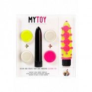 MYTOY VIBRATOR YELLOW/PINK