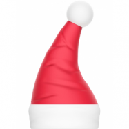 Naughty Hat: Christmas Vibrator with Clitoral Stimulator