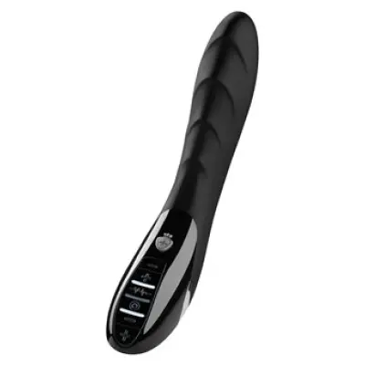 Mystim Sizzling Simon Estim Vibrator Black