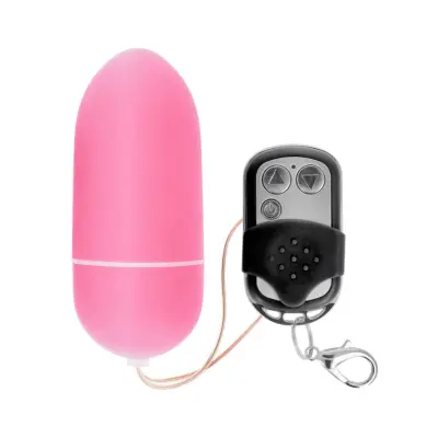 Online - Rosa Vibrator Ägg med Fjärrkontroll - Large