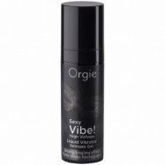 Orgie Sexy Vibe! High Voltage Liquid Vibrator Intimgel 15 ml - Black