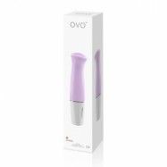 OVO D4 MINI VIBE WHITE/PINK - Vibrator på 14cm