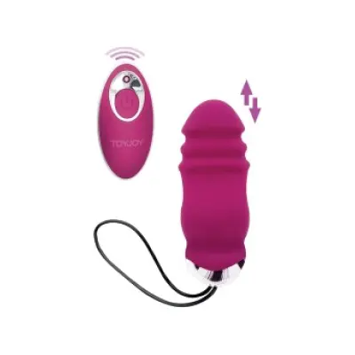 TOYJOY - HAPPINESS SUNN SIDE UP AND DOWN VIBRATOR REMOTE CONTROL FUCHSIA