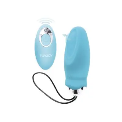 TOYJOY - HAPPINESS I'M SO EGGCITED REMOTE CONTROL VIBRATOR BLUE
