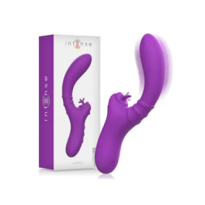 Intense Harry Flexible Vibrator With Purple Tongue