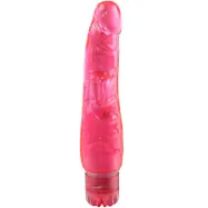 Pink Pleasure Slim Penis Shaped Vibrator