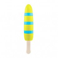 Popsicle Vibrator Gul Blå Randig