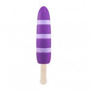 Popsicle Vibrator Lila Randig