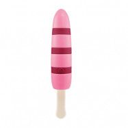 Popsicle Vibrator Rosa Röd Randig