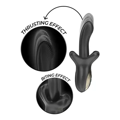 Powerful Vibrator With Thrusting& Biting Effect