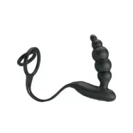 Pretty Love Penis Rings With Vibrator Plug