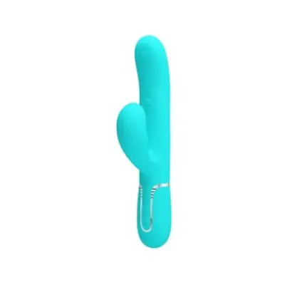 Pretty Love Perlita Multifunction 3 In 1 G-Spot Vibrator Aqua Green