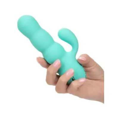 CALEXOTICS - DEL MAR DIVA VIBRATOR RABBIR AQUA GREEN BY CALIFORNIA DREAMING