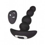 Prostate Vibrator + Rotating Beads With Wireless Remote