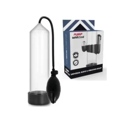 Pump Addicted Rx3 Transparent Vibrator