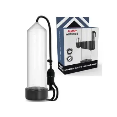 Pump Addicted Rx5 Transparent Vibrator