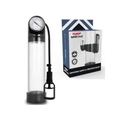 Pump Addicted Rx9 Transparent Vibrator