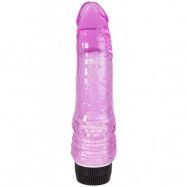 Realistic Vibrating Dong Purple 18 cm