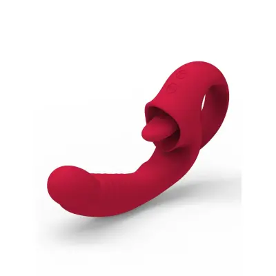 Rechargeable Licking 10-Functions Vibrator