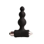 Rocks- Off Petite Sensations Bubbles Anal Plug Vibrator Black