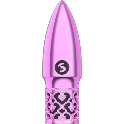 Royal Gems: Glitter, 10 Speed Rechargeable Bullet, rosa