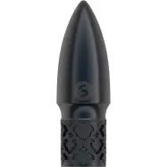 Royal Gems: Glitter, 10 Speed Rechargeable Bullet, svart