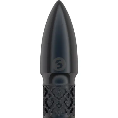 Royal Gems: Glitter, 10 Speed Rechargeable Bullet, svart