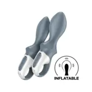 Satisfyer Air Pump Booty 1 Anal Inflatable Vibrator Grey